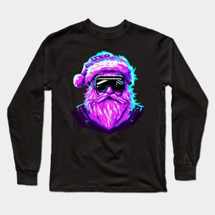 Ciberpunk Santa 2 Long Sleeve T-Shirt